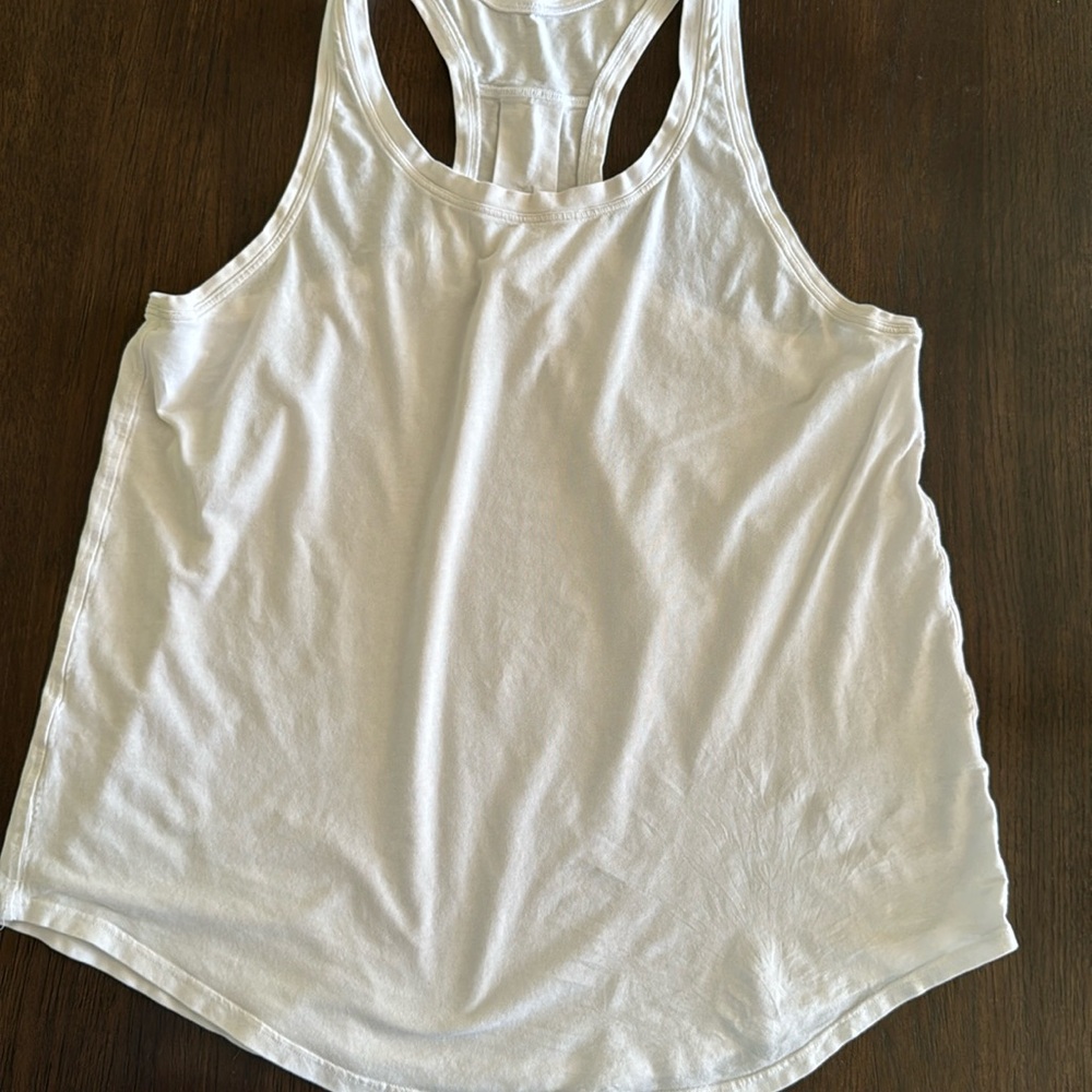 White lululemon tank size 8
